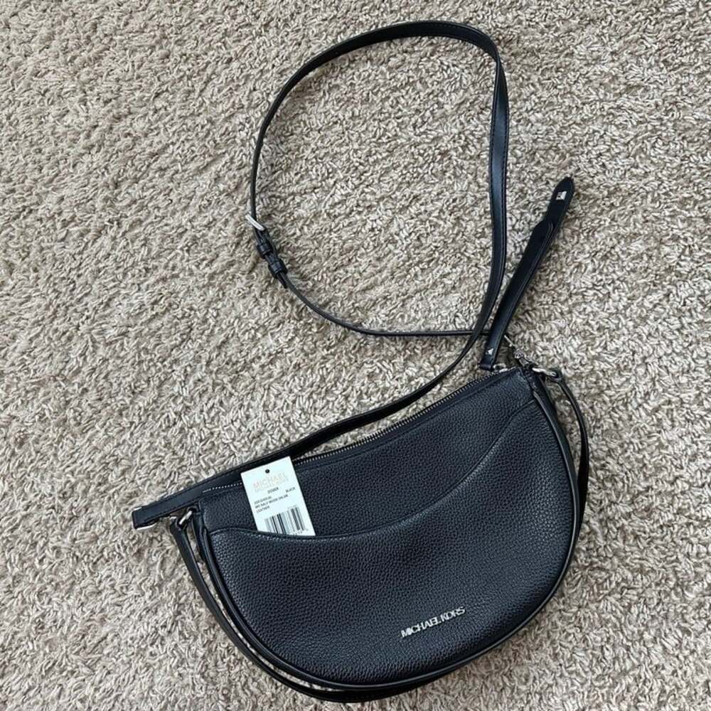 Michael Kors Dover Medium Leather Crossbody Bag